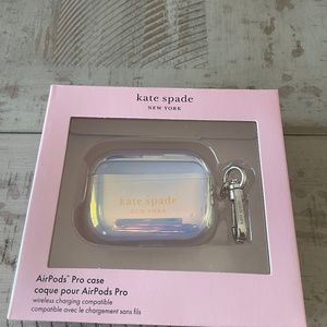 Kate Spade New York AirPod Pro Case : Iridescent Gold